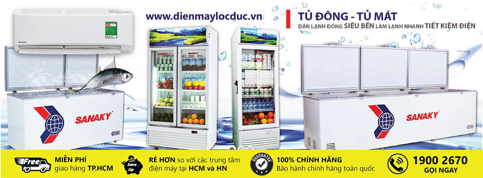 Đơn vị chuyên phân phối các sản phẩm điện lạnh chính hãng