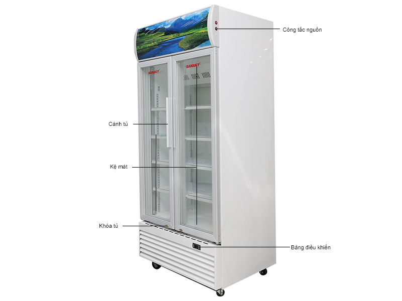 tủ mát sanaky 3 cánh