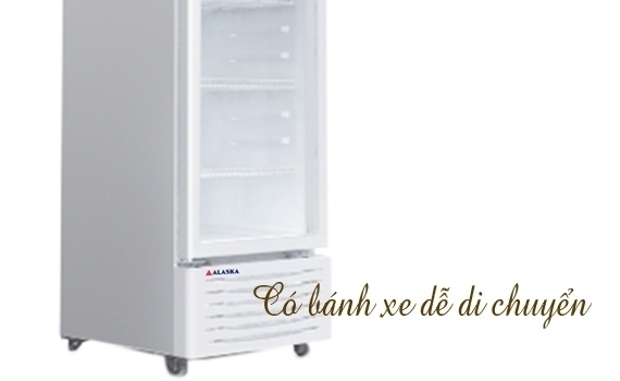 Tủ mát Alaska LC-743H 450 lít có 4 bánh xe di chuyển dễ dàng